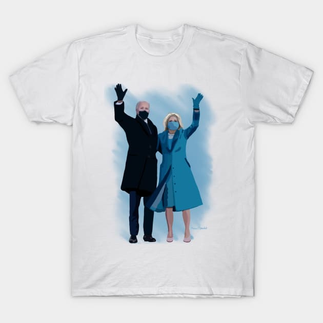 The President and Dr. Biden T-Shirt by MamaODea